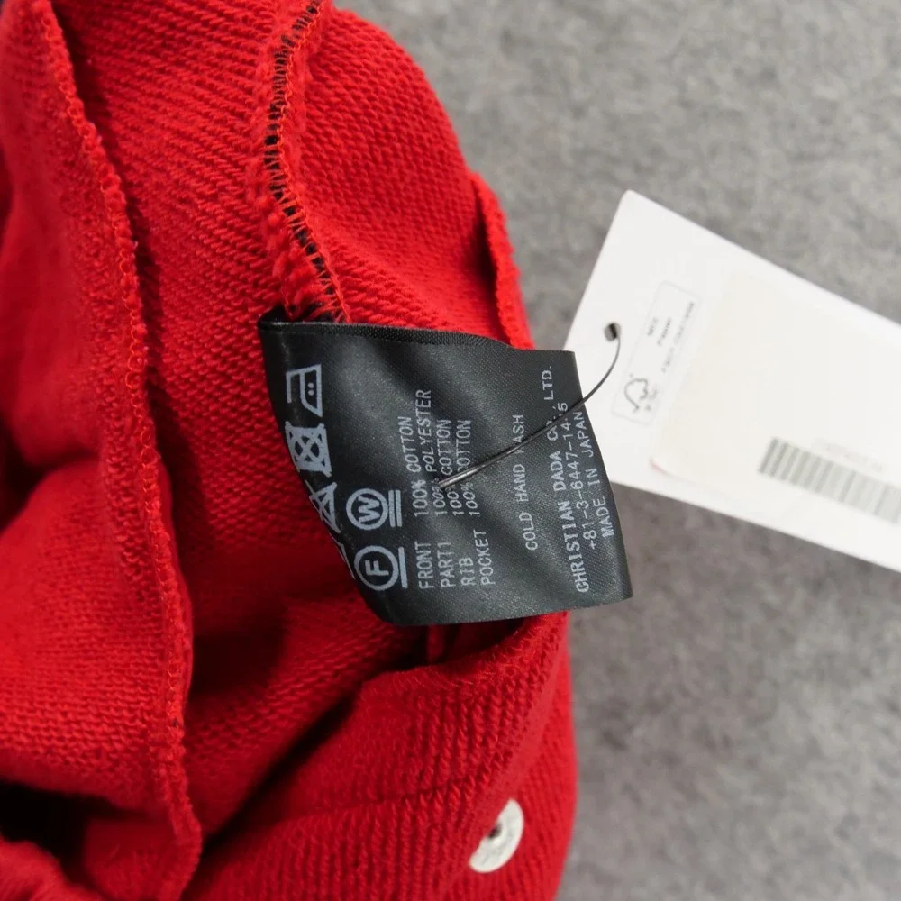 Chrsitian Dada Joggers Sweatpants Mens Medium 48 Red Side Stripe Tearaway New